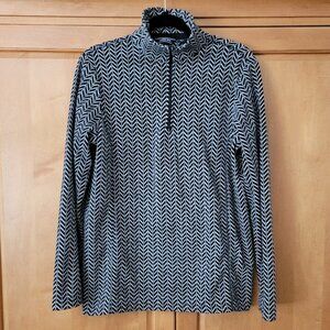 Lands' End Quarter Zip Fleece - M/T 10-12